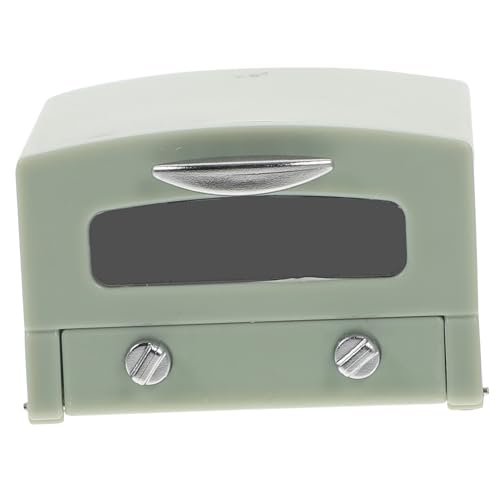Vaguelly Puppenhausofen küchen geräte küchengeräte Jakobsweg bisschen küchengeschirr Decor Mikro-Küchenspielzeug Mini-Backspielzeug dekoratives Mini-Modell Mini-Ofen Plastik Green von Vaguelly