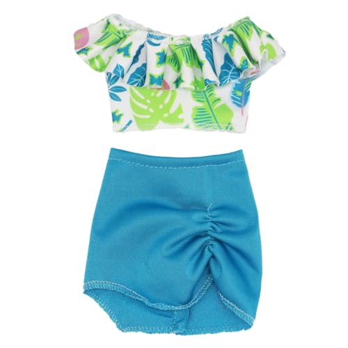 Vaguelly Puppenkleidung Puppen Set puppenspielzeug Puppenkleider Puppenbekleidung Puppenhemd mädchen Kleid Meerjungfrau Puppe Outfit für Puppe Exquisite Puppen-Outfits Stoff von Vaguelly