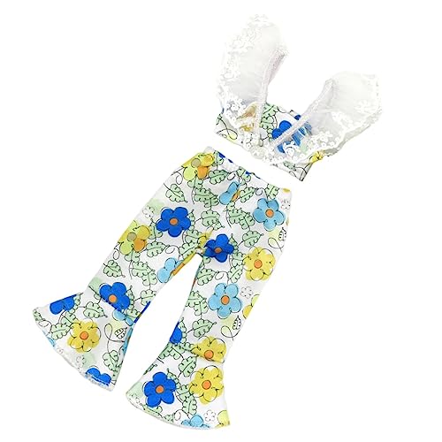 Vaguelly Puppenkleidung Puppen Set puppenspielzeug Puppenkostüme Puppenkleiderset Puppenmode Mädchen Prinzessin Exquisite Puppen-Outfits Outfit für Puppe Urlaubspuppen-Outfits Stoff von Vaguelly