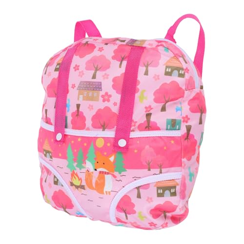 Vaguelly Babypuppenspielzeug - Babypuppensachen - Puppentragerucksack Für Mädchen Kleinkindrucksack Tierpuppenrucksack von Vaguelly