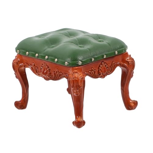 Vaguelly Miniatur Vintage Hocker Für Dekorativer -landschaftsaccessoire Geeignet Für Mini-szenen Schlafzimmer Dekoration Und von Vaguelly