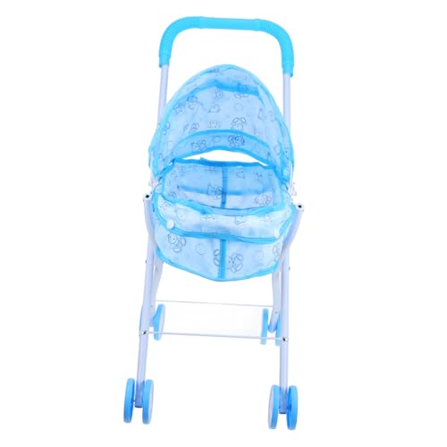 Vaguelly Puppenwagen für Leichter und Tragbarer Kinderwagen mit Großem Stauraum für Puppen für Rollenspiele Stärkung der Eltern Junge Mädchen Bindung von Vaguelly