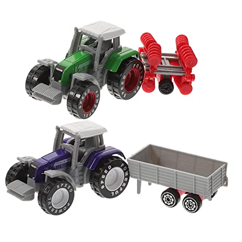 Vaguelly Puzzle-Spielzeug 2st Bauernhofwagen Spielzeug Traktor LKW-Spielzeug Aus Kunststoff Sandkasten-traktorspielzeug Baby Spielzeug Babyauto Kinderwagen Plastik Vaguelly Puzzle-Spielzeug 2st Bauernhofwagen Spielzeug Traktor LKW-Spielzeug Aus Kunststoff Sandkasten-traktorspielzeug Baby Spielzeug Babyauto Kinderwagen Plastik von Vaguelly