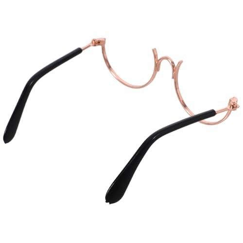 Vaguelly Rahmen Puppenbrille Metallrand Mini Brillengestell für Verschiedene Puppen Vielseitiges Zubehör für Puppenkostüm und DIY Puppenhaus Dekoration von Vaguelly