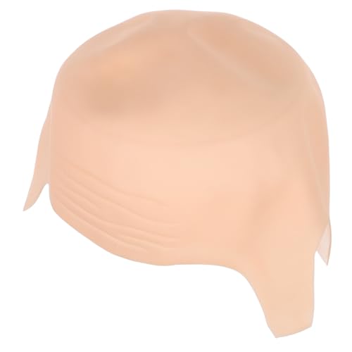 Vaguelly Realistische Dicke Dehnbare Glatzenkappe für Halloween-party und Cosplay Hautfarbene Lange für Erwachsene Nahtloser Look für Theater-Make-up Vaguelly Realistische Dicke Dehnbare Glatzenkappe für Halloween-party und Cosplay Hautfarbene Lange für Erwachsene Nahtloser Look für Theater-Make-up von Vaguelly