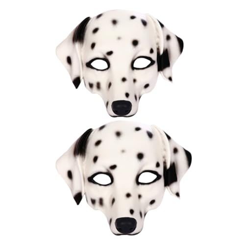 Vaguelly Realistische Vollgesichts-dalmatiner-maske aus Pu-schaum für Erwachsene Bequeme Langlebige Tier-cosplay-maske für Halloween Karneval Fasching und Kostümpartys Vaguelly Realistische Vollgesichts-dalmatiner-maske aus Pu-schaum für Erwachsene Bequeme Langlebige Tier-cosplay-maske für Halloween Karneval Fasching und Kostümpartys von Vaguelly