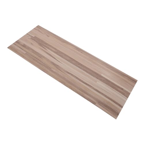 Vaguelly Realistischer Holzstreifen Bodenbelag für Puppenhäuser Abziehbar und Selbstklebend Miniatur für Puppenhaus DIY Bodenbelag für Vielseitige Anwendungen von Vaguelly
