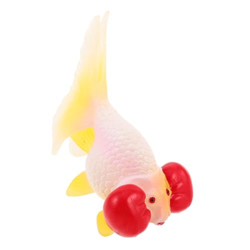 Vaguelly Realistisches Aquariumspielzeug Goldfisch Schwimmende Kunststoff Fischfigur Farbecht Pflegefrei Robustes Deko Modell für Fischbecken und Lernspielzeug Vaguelly Realistisches Aquariumspielzeug Goldfisch Schwimmende Kunststoff Fischfigur Farbecht Pflegefrei Robustes Deko Modell für Fischbecken und Lernspielzeug von Vaguelly