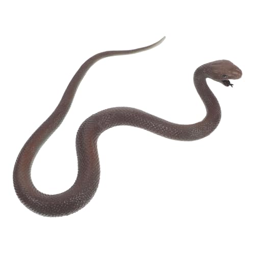 Vaguelly Realistisches Flexibles TPR Schlangenspielzeug Schwarz Mamba Modell für Garten Requisiten Halloween Deko Streiche und Vogelabwehr Lebensechte Tierfigur für Freunde Vaguelly Realistisches Flexibles TPR Schlangenspielzeug Schwarz Mamba Modell für Garten Requisiten Halloween Deko Streiche und Vogelabwehr Lebensechte Tierfigur für Freunde von Vaguelly