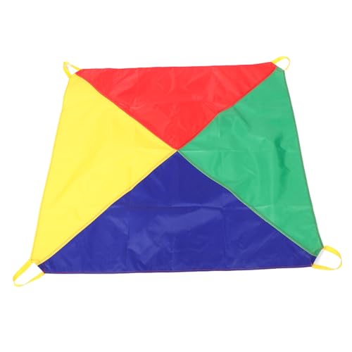 Vaguelly Regenbogen-fallschirmspielzeug Für Draußen Kooperatives Spiel Für Junge Mädchen Spielgeräte Für Freiluftaktivitäten Regenbogen-fallschirmspiele Für Draußen von Vaguelly