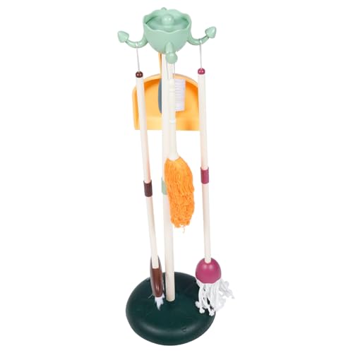 Vaguelly Reinigungsset für Teiliges Set mit Besen Kehrschaufel und Bürste für Kreatives Rollenspiel und Hausarbeit im Kinderzimmer von Vaguelly