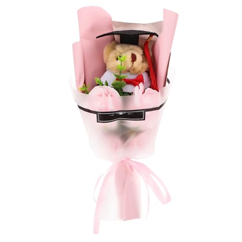 Vaguelly Romantischer Abschlussbären Strauß mit Plüschbär und Rosen Langlebiges Abschlussgeschenk für Absolventen Elegantes Fotoaccessoire für Abschlussfeiern und Freundinnen Vaguelly Romantischer Abschlussbären Strauß mit Plüschbär und Rosen Langlebiges Abschlussgeschenk für Absolventen Elegantes Fotoaccessoire für Abschlussfeiern und Freundinnen von Vaguelly
