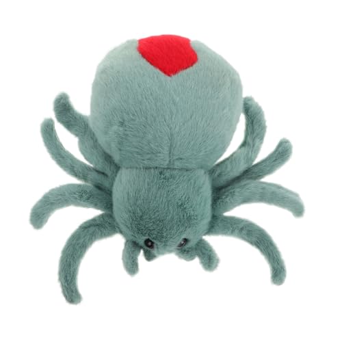 Vaguelly Rotschwanzspinne- für kinderspielzeug Kuscheltier Spinne Weiches Plüschspielzeug Rote Spinne deko Spinnen gefüllte Spinne Halloween-Plüschtiere von Vaguelly
