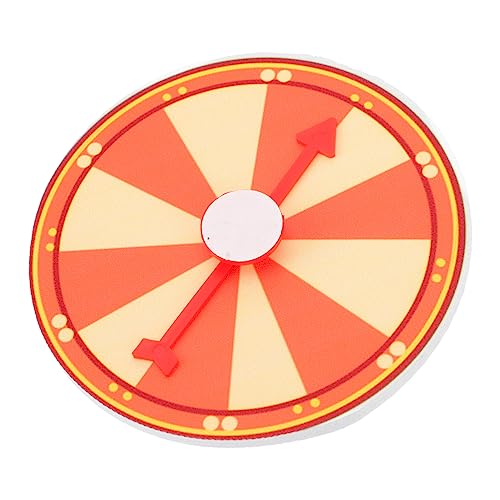 Vaguelly Roulette-Spiel Gewinnrad Du Erhalten Erwachsene Drehscheibe Preisrad Beschwipst Schluck Die Wissen Radspiel Zeichnen Party Trinkspiel-Plattenspieler Plastik Orange von Vaguelly
