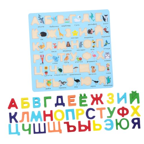 Vaguelly Russisches Puzzle Puzzlematte Rätsel Montessori Alphabet-Zug-Puzzle Alphabet- Russisches Alphabet Denksportaufgaben Russisch Lernen Holz Vaguelly Russisches Puzzle Puzzlematte Rätsel Montessori Alphabet-Zug-Puzzle Alphabet- Russisches Alphabet Denksportaufgaben Russisch Lernen Holz von Vaguelly