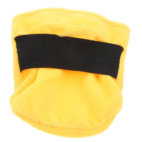 Vaguelly Sandentferner für Strand Tragbare Sandreinigungsbürste und Sandentferner Tasche für Urlaub Camping und Freizeit Gelb Kindergröße ohne Talkumpuder von Vaguelly