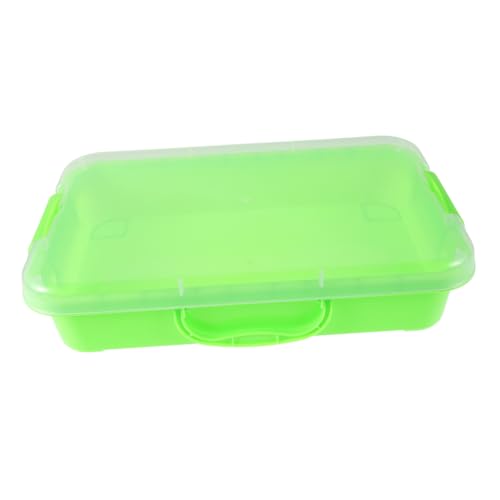 Vaguelly Sandspielzeug Stapelbares Kunststoff Sand und Sensorspiel Tablett mit Integriertem Aufbewahrungsfach Ultraleichte Knete Vielseitige Bastel und Malwerkzeuge Transparentes Grün Vaguelly Sandspielzeug Stapelbares Kunststoff Sand und Sensorspiel Tablett mit Integriertem Aufbewahrungsfach Ultraleichte Knete Vielseitige Bastel und Malwerkzeuge Transparentes Grün von Vaguelly