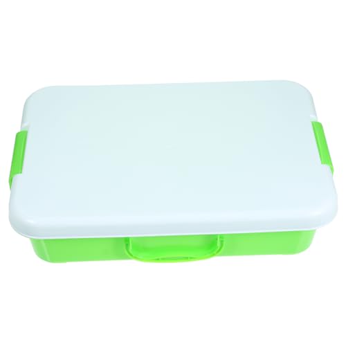 Vaguelly Sandtisch-aufbewahrungsbox Zappeln Strandspielzeug Für Füller Kleiner Sandkasten Mit Deckel Kleine Sandschale Krabbe Korb Sandkastenspielzeug Magnete Green Abs von Vaguelly