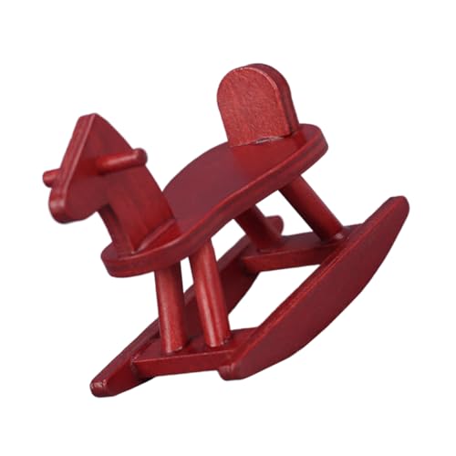 Vaguelly 112 Mini-holzspielzeug Für Jungen Und Mädchen Kinderzimmer- Pädagogisches Spielset Foto-Requisite Rot von Vaguelly