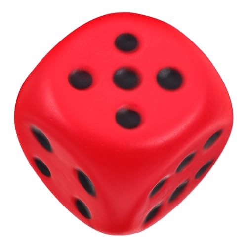 Vaguelly Schaumwürfel Stressball Gefälschte Weiche Langsame Punktwürfel Schaumwürfel Stressball Leere Schieferbrettspielwürfel Um Ihre Glückszahlen Rot Zu von Vaguelly