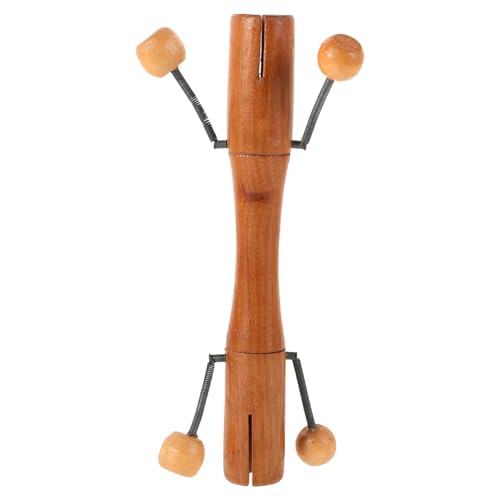 Vaguelly Indonesisches Guiro Aus Holz Handgefertigtes Musikinstrument Handschlagspielzeug Für Das Musiktraining von Vaguelly