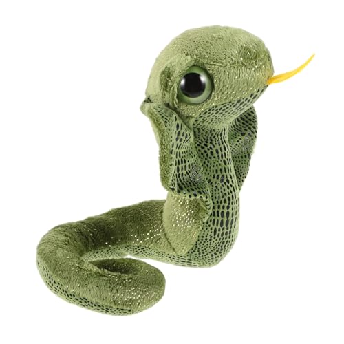 Vaguelly Schlangenspielzeug Geburtstagsgeschenk plüschschlange Schlangenkuscheltier für Plüsch Schlange Modell Requisite für Filmschlangen künstliche Schlange Green von Vaguelly
