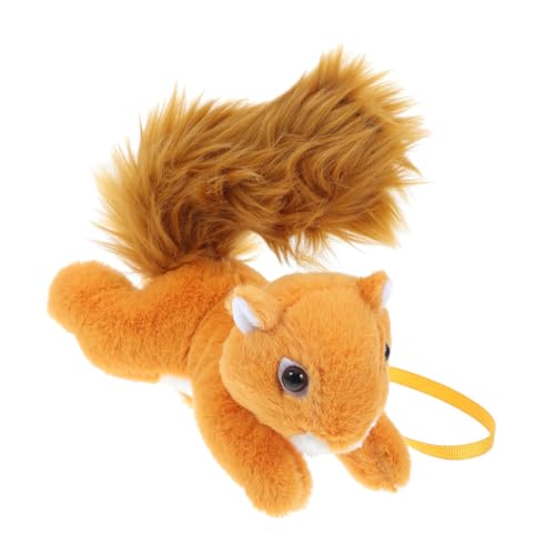 Vaguelly Schulter Plüsch Eichhörnchen Tisch Eichhörnchen Statue Kleines Ausgestopftes Eichhörnchen Wildtiere Plüsch Stofftier Plüschtier Plüsch Eichhörnchen Auf Der Schulter Rotes von Vaguelly