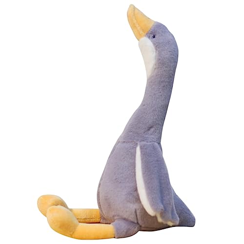 Vaguelly Schwan Plüschtier Für Babys Kuscheltiere Gefüllte Gans Babyspielzeug Gans Plüschtier Gefülltes Faultier Plüschtier Gans Kuscheltier Schwan Kuscheltier Jungenspielzeug Grau Pp von Vaguelly