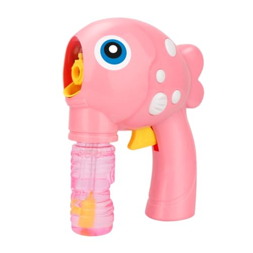 Vaguelly Seifenblasenmaschine Seifenblasenmacher Für Seifenblasenset Blasengebläse Für Blasenmacher Outdoor- Kinderspielzeug Rosa Plastik von Vaguelly
