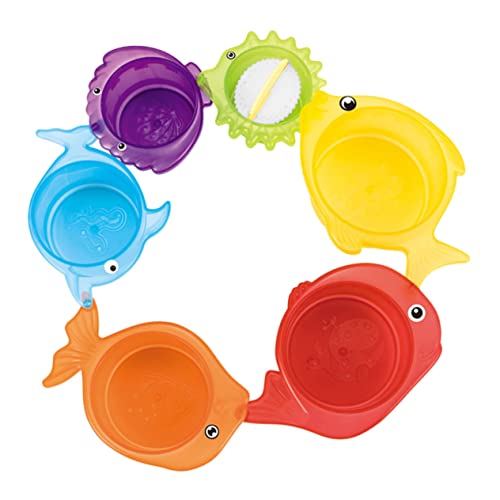 Vaguelly Baby Badespielzeug 10-teiliges Stapelbecher-Set Kleinkind-badespielzeug Sand- Und Wasserspiel Vaguelly Baby Badespielzeug 10-teiliges Stapelbecher-Set Kleinkind-badespielzeug Sand- Und Wasserspiel von Vaguelly
