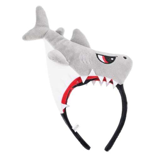 Vaguelly Shark Kopfbedeckung für Halloween Lustiges Stirnband für Kostümpartys Mottopartys und Cosplay Accessoires für Familienfeiern und Freunde Vaguelly Shark Kopfbedeckung für Halloween Lustiges Stirnband für Kostümpartys Mottopartys und Cosplay Accessoires für Familienfeiern und Freunde von Vaguelly