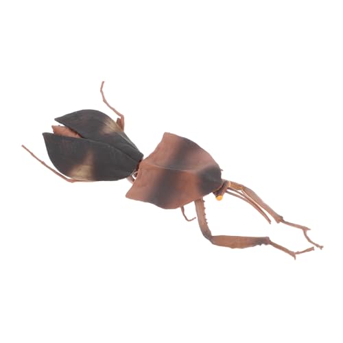 Vaguelly Simulation Dead Leaf Mantis Modell Handbemaltes Insekten Realistische Mantis Figur für Garten Dekoration und Lernspielzeug von Vaguelly