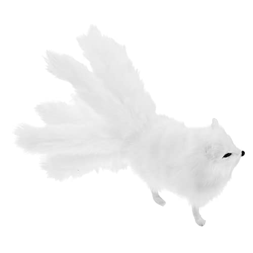Vaguelly Simulation Fuchs Tier Wohnkultur Tragbare Füchse Outdoor Garten Plüsch Füchse Puppe Imitation Füchse Modell Füchse Statue Füchse Plüsch Tischdekoration Kunstfell Weiß Vaguelly Simulation Fuchs Tier Wohnkultur Tragbare Füchse Outdoor Garten Plüsch Füchse Puppe Imitation Füchse Modell Füchse Statue Füchse Plüsch Tischdekoration Kunstfell Weiß von Vaguelly