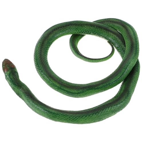 Vaguelly Simulation Grüne Schlange Spielzeugmodell Schlangenpfad Gefälschte Schlange Kleine Kunstschlangenmodelle Realistische Schlange Streich Schlangen Trick Oder Gefälschte von Vaguelly