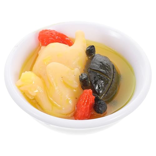 Vaguelly Simulation Lebensmittelmodell Hühnersuppe Essen Herzförmiger Behälter Gefüllter Behälter Körperbehälter Cartoon-stoßstange Gefälschtes Essen Desktop-Container Mini-Container PVC Vaguelly Simulation Lebensmittelmodell Hühnersuppe Essen Herzförmiger Behälter Gefüllter Behälter Körperbehälter Cartoon-stoßstange Gefälschtes Essen Desktop-Container Mini-Container PVC von Vaguelly