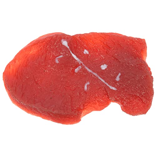 Vaguelly Simulation Von Rindfleischscheiben Lebensechtes Vorgetäuschtes Essen Künstliches Fleisch Zum Ausstellen Lebensmittel Requisiten Fleischspielzeug Fleisch von Vaguelly
