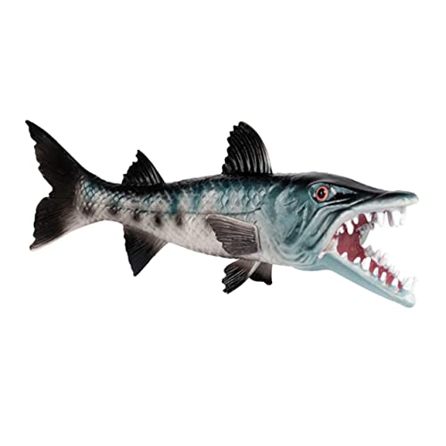 Vaguelly Simulation Wolf Fisch Aquarium Dekoration Künstlicher Fisch Für Realistisches Robustes Und Langlebiges Kunststoffmodell Aquarien Und Lernspielzeug von Vaguelly