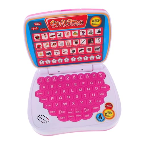 Vaguelly Simulationscomputerspielzeug Kindercomputer pädagogisches Laptop- Lerntablett für Laptop-Lernspielzeug Spielzeugcomputer Lernmaschine Elektronisches Bauteil Rosa Vaguelly Simulationscomputerspielzeug Kindercomputer pädagogisches Laptop- Lerntablett für Laptop-Lernspielzeug Spielzeugcomputer Lernmaschine Elektronisches Bauteil Rosa von Vaguelly