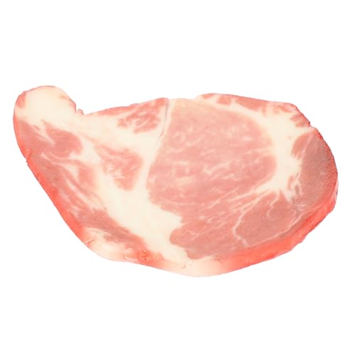 Vaguelly Simulationsrindfleischmodell für kinderspielzeug Rollenspiel Essen falsches Fleisch künstliches Lebensmittelmodell Fotografie Rindfleischmodell PVC-Material rot Vaguelly Simulationsrindfleischmodell für kinderspielzeug Rollenspiel Essen falsches Fleisch künstliches Lebensmittelmodell Fotografie Rindfleischmodell PVC-Material rot von Vaguelly