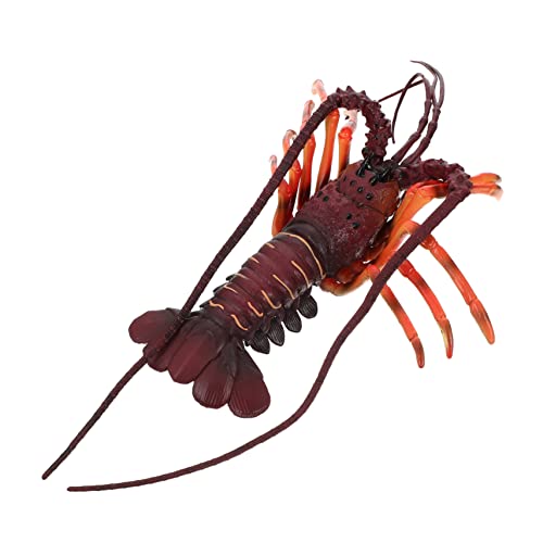 Vaguelly Simulierte Hummer-Ornamente Simuliertes Tiermodell Miniaturen Hummer Figur Künstliche Hummerverzierung Künstliches Hummermodell Wassertischspielzeug Essen Plastik Puppe von Vaguelly