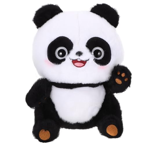 Vaguelly Simulierte Panda-Puppe plüschtier Panda Kleiner Panda-Plüsch bequemes Stofftier entzückender Cartoon-Panda Cartoon-Tierpuppe Panda-Puppe Panda Stofftier PP Baumwolle von Vaguelly