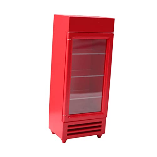 Vaguelly Miniatur Holz Kühlschrank Für Puppenhaus Maßstab Dekorativer Kühlschrank Für Mini Möbel Und Wohnaccessoires Für Kreative Spielwelten von Vaguelly
