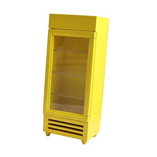 Vaguelly Simulierter Mini-Kühlschrank holzspielzeug für Fun Toy hühner Children Toys Miniaturkühlschrankdekoration Miniatur-Möbeldekoration Yellow Vaguelly Simulierter Mini-Kühlschrank holzspielzeug für Fun Toy hühner Children Toys Miniaturkühlschrankdekoration Miniatur-Möbeldekoration Yellow von Vaguelly
