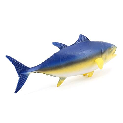 Vaguelly Simulierter Thunfisch Entzückende Fischfigur Fischfigur Kognitives Fischspielzeug Für Fischmodelle Gefälschtes Fischdekor Kinderspielzeug Blauflossen- PVC von Vaguelly