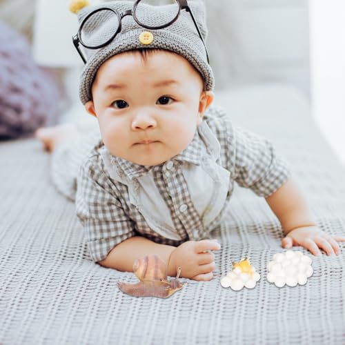 Vaguelly Simuliertes Tiermodell Schnecke Wachstumszyklus Lernspielzeug für Montessori Frühes Lernspielzeug Naturforscher für Jungen Mädchen von Vaguelly