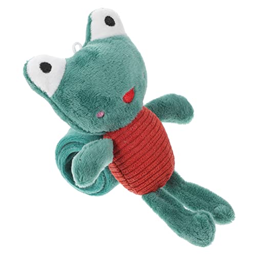 Vaguelly Slap Armband Plüschtierform für Schnapparmband Frosch Design für Geburtstagsfeiern Kinderfeste Mitgebsel für Kleine von Vaguelly