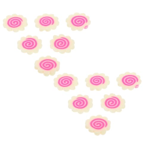 Vaguelly Soft Clay Mini Narutomaki Scheiben Realistische Japanische Food Sprinkles für Nail Art Puppenhaus Miniaturen DIY Basteln und Kulturelle Dekorationen Vaguelly Soft Clay Mini Narutomaki Scheiben Realistische Japanische Food Sprinkles für Nail Art Puppenhaus Miniaturen DIY Basteln und Kulturelle Dekorationen von Vaguelly