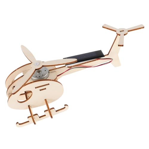 Vaguelly Solarbetriebener DIY Holz Hubschrauber Bausatz mit Hocheffizientem Solarpanel Einfach zu Montieren Fördert Kreativität und Problemlösung als Bildungs Outdoorspielzeug für Jungen Vaguelly Solarbetriebener DIY Holz Hubschrauber Bausatz mit Hocheffizientem Solarpanel Einfach zu Montieren Fördert Kreativität und Problemlösung als Bildungs Outdoorspielzeug für Jungen von Vaguelly