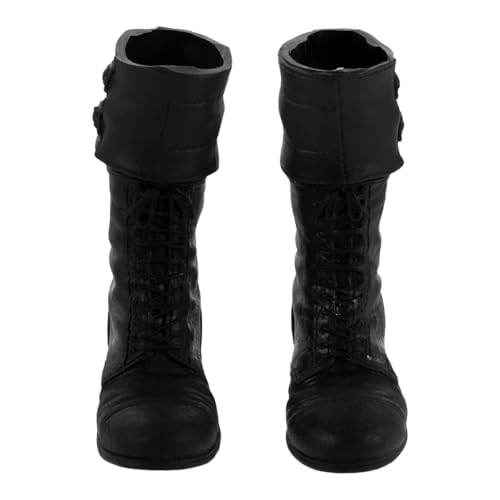 Vaguelly Soldatenschuhe für Puppen mit Realistischen Langen Stiefeln Direkt Einsteckbar Authentische Einsatzstiefel für Bjd Actionfiguren Zubehör für Sammler und Kleidungswechsel von Vaguelly