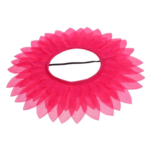 Vaguelly Sonnenblumen-kopfbedeckung Für Tanzpartys Kopfbedeckung Sonnenblumen-kopfschmuck Blumenkostüm von Vaguelly